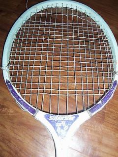Vintage SUPERSTAR Badminton racket/racquet, great white/purple, dorm 