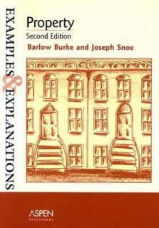 Property by Barlow, Jr. Burke and Joseph A. Snoe 2004, Paperback 