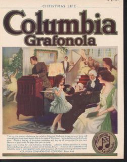 FP 1917 COLUMBIA GRAFONOLA PARTY RECORD DANCE DISC MUSIC