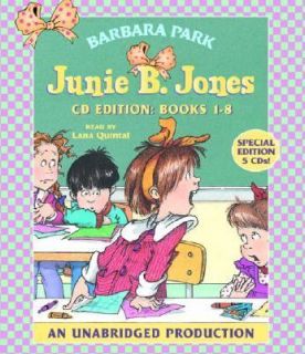 Junie B. Jones Bks. 1 8 by Barbara Park 2003, CD, Unabridged