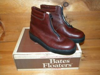 1970s Mens Bates Floaters Insulated Shoes/Boots Sz 8EW Deadstock 