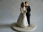 VINTAGE 1960S BARCLAY LEAD BRIDE AND GROOM WEDDING CAKE TOPPER FIGURES 