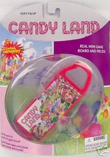   mini board game CLIP ON Portable Carabiner Candyland Basic Fun NEW