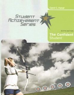 The Confident Student by Carol C. Kanar 2007, Paperback