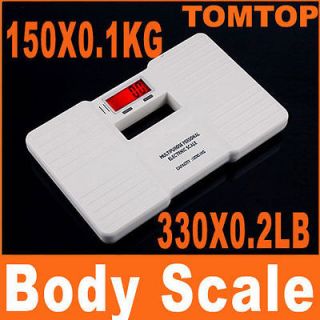   Digital Personal Bathroom Body Weight Scale 150/0.1KG 330/0.2LB W