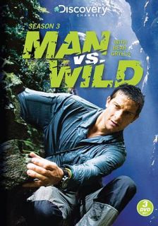 Man Vs. Wild   Season 3 DVD, 2009, 3 Disc Set