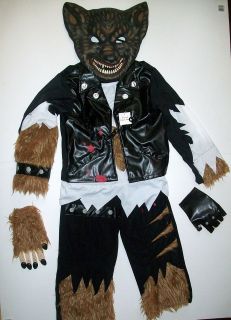 Boys Girls Halloween Outfit Costume Werewolf Beastly Boy Ages 11 13