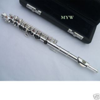 new piccolo c key silver plated great material tone