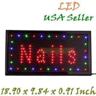SIGN Nail Art Salon Shop Supply LED Welcome Signboard Black up to 100 