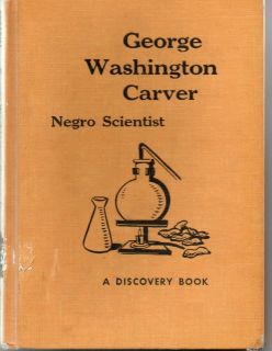   CARVER Negro Scientist [A Discovery Book] Beryl Epstein Good