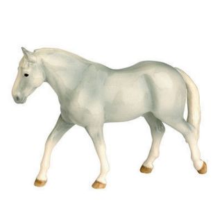 John Beswick Hand Painted Hunter   GREY HORSE figurine
