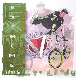 NEW Mens EXTREME CYCLING TRIKS BMX Tricks Bike T Shirt   Size S   5X