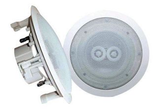 NEW Pyle 300W 6.5 In Ceiling Dual Channel / Voice Coil Weather Proof 