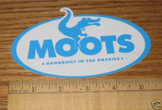 MOOTS MOUNTAIN ROAD BIKE BICYCLE BLUE   STICKER DECAL