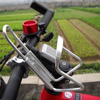 New Bike Bicycle Aluminum Alloy Handlebar Water Bottle Holder Rack 