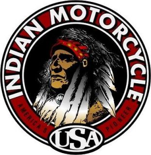 Indian Motorcycle 3 Big Chief Decal  RARE  537R