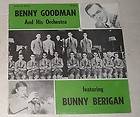 SEALED BENNY GOODMAN & his ORCHESTRA LP BUNNY BERIGAN GENE KRUPA