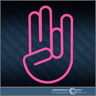 SHOCKER Hand Decal One Pink Two Stink in the Car JDM Ute BNS 4x4 Jeep 