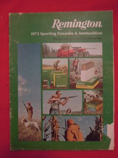 1975 Remington Arms Company Sporting Firearms & Ammunition Magazine