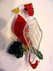   Carved LUCITE PARROT Figural PIN BROOCH Cockatiel BIRD 3D fold