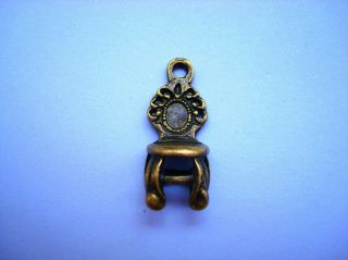Antique Brass Small Chair Charm 25pcs 0100028AB