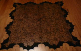 Heritage Lace Halloween Black Tabletopper Bats 60  (251) L@@K