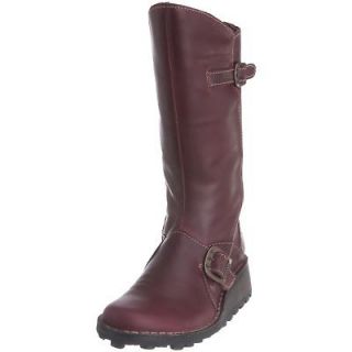 Fly london Mes Purple Womens New Boots Shoes Cheap