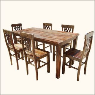 Counter Height 7pc Dining Room Table and Chairs Set Furniture for 6 