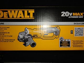   DCG412B 20V 20 VOLT MAX LITHIUM ION CUT OFF TOOL GRINDER NEW IN BOX