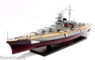 BISMARCK 40 Battle Ship Model   Ready to Display