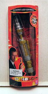 The Master Doctor Who Sonic Screwdriver w Lights & Sounds MIB 