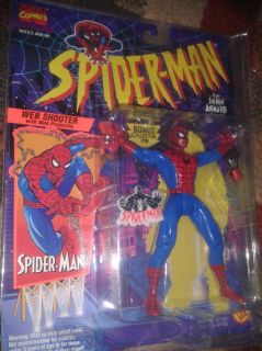 Marvel Comics Toy Biz 1994 Web Shooter Spider Man MOC