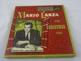 Vintage RCA Victor Red Seal Records Mario Lanza Sings Christmas Songs 