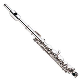 SCHOOL BAND HAWK STUDENT SERIES BEGINNER SILVER PICCOLO OUTFIT W/CASE