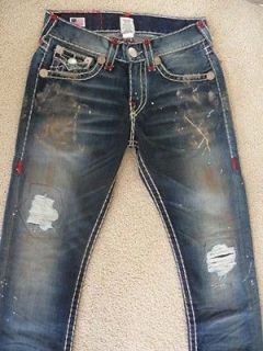 NWT True religion mens Ricky Super T straight jeans in Bounty