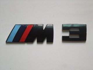   Logo Car Badge Sticker Emblem BMW M M3 M5 M6 X1 X3 X5 X6 Z4 M5 Black