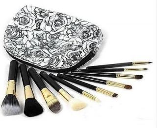 New 10Pcs Eye Makeup Brush Cosmetic Shadow Brushes Sets Kits +2 