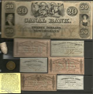 confederate war bonds in Paper Money US