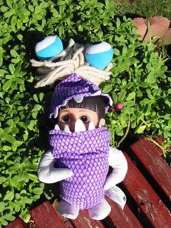 DISNEY PIXAR MONSTERS INC BOO DOLL Removable MONSTER COSTUME SULLY 