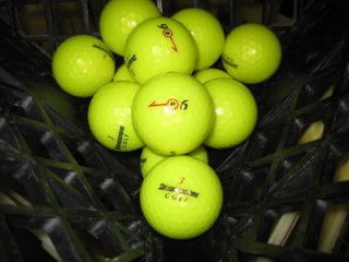 12 AAAAA Mint Bridgestone E6 Yellow Golf Balls