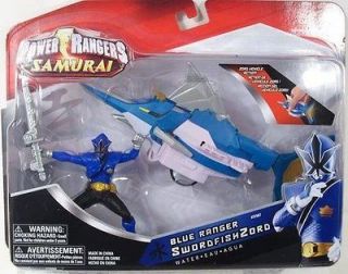   Rangers Samurai SwordfishZord Blue Ranger Water Bandai Swordfish Zord