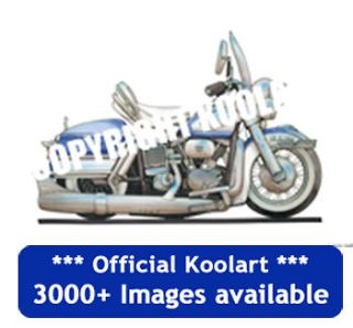 Koolart Harley Davidson Electra Glide Fridge Magnet personalised gift 