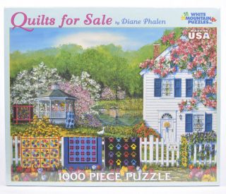 White Mountain Quilts for Sale Jigsaw Puzzle