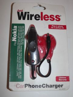 Car Phone Charger Wireless SKU 03117 fits Nokia Series Shorty 1100 