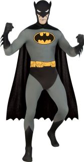 DC COMICS BATMAN 2ND SKIN SUIT   OFFICIALLY LICENSED COSTUME   BRAND 