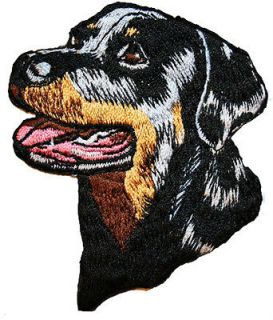 Rottweiler Dog Breed Iron On Embroidered New Patch