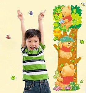   listed Winnie the Pooh height stick MURA decal Wall Paper Sticker