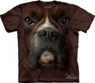 Boxer Face t shirt by the Mountain S 3XL dog pet puppy bff cool tie 