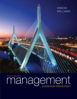   Management by Angelo Kinicki and Brian Williams 2009, Ringbound