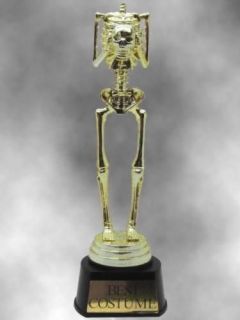 Best Costume Skeleton Award Trophy Halloween Party